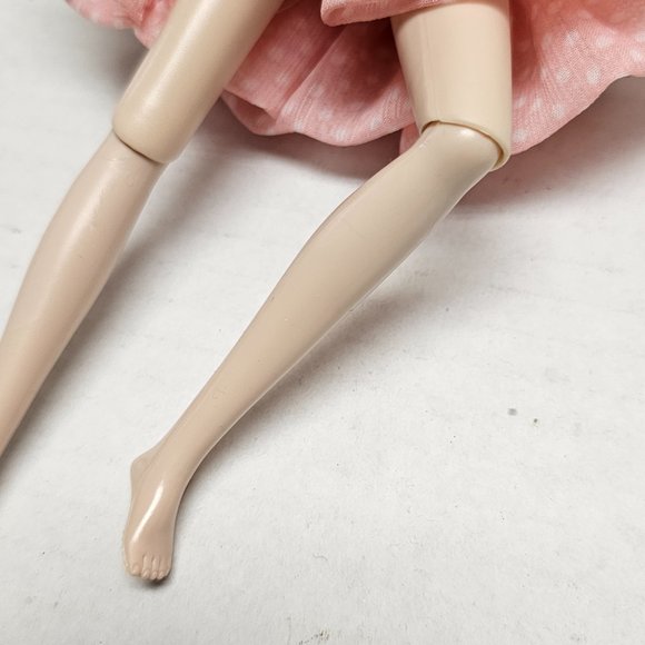 Pink Cuerpo Kurhn Mickey Minnie Mouse Doll Pink Dress Pearl Necklace Fashion - Picture 9 of 15